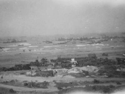 D-Day Omaha Beach Ships And Equipment June 1944 Normandy