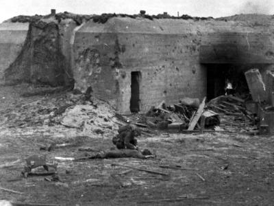 German Bunker Normandy June 6 1944 D-Day