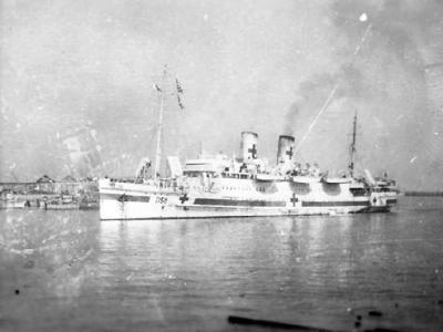 Hospital Ship 65 After D-Day Normandy June 1944