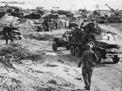 US Troops Prepare to Move Inland from Normandy Beachhead