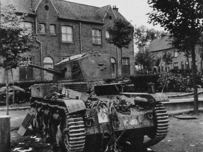 Light cavalry tank AMR 35 87408 in Furnes 1940