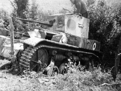 Light cavalry tank AMR 35 ZT 2