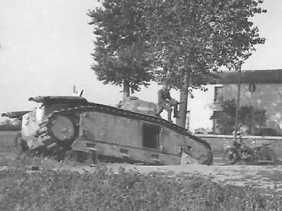 B1 bis tank #205 of the 15th BCC named INDOCHINE