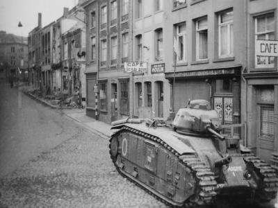 B1 bis tank #332 of the 37th BCC named Marne – Beaumont Belgium 1940