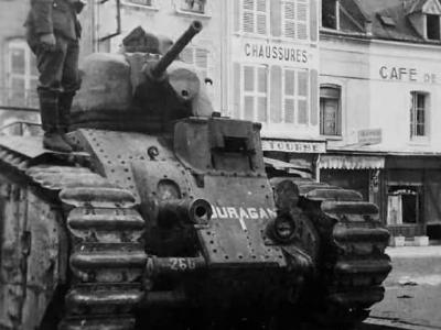 B1 bis #260 named Ouragan of the 8e BCC – Guise France 1940