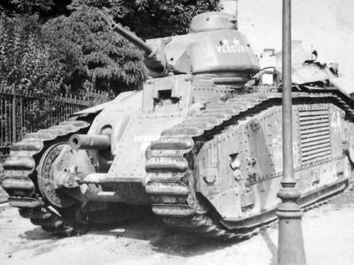 Char B1 bis 452 named Verdun II of 1st DCR front