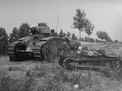 Char B1 bis Tank 534 named BUGEAUD of 28th BCC 3