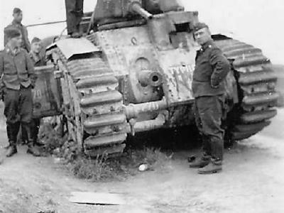 French Char B1 bis 270 named TYPHON of 8th BCC