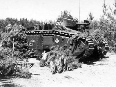 German Char B1 bis Panzerkampfwagen B-2 740 (f) number 232