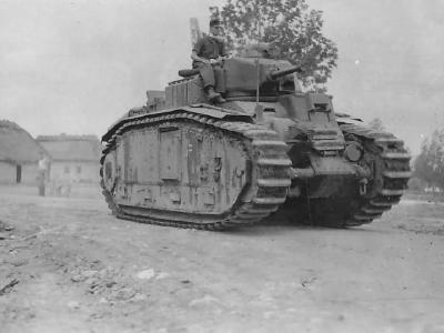 German Flammwagen auf Panzerkampfwagen B-2 740 (f) – flame thrower tank