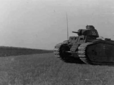 German Renault Char B1 bis number 33 Panzerkampfwagen B2 740 (f) 12