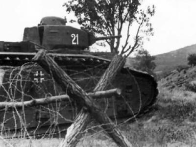 Panzerkampfwagen B2 740 (f) number 21