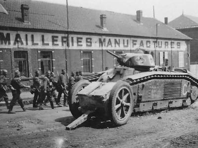 abandoned Char B1 bis C 1940