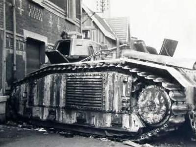 French Char B1 bis tank 256 Pirate