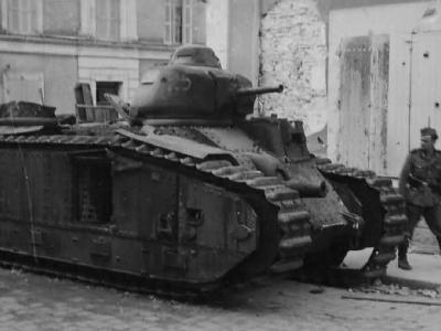 Destroyed Char B1 bis