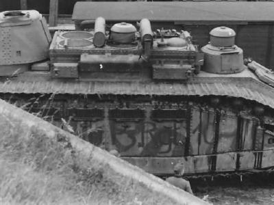 CHAR 2C (FCM 2) tank side view