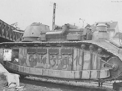 Char 2C 99 „Erbeutet vom PzRgt.10”