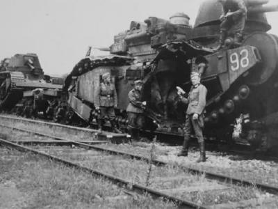Char 2C number 98 photo. Meuse 1940