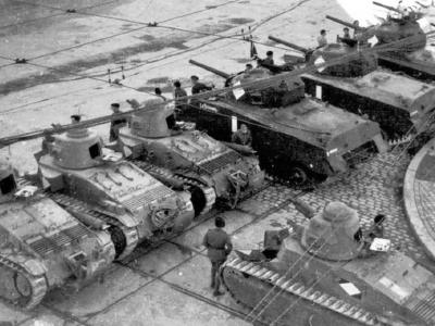D1 and M4 od the 2RCA Oran 1943