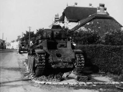 Destroyed D2 2084 of the 350 CACC Millancay 2