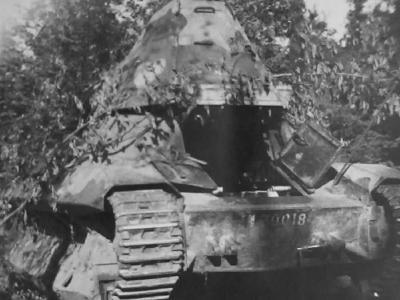 FCM 36 tank 30018 of the 7e BCC, France 1940