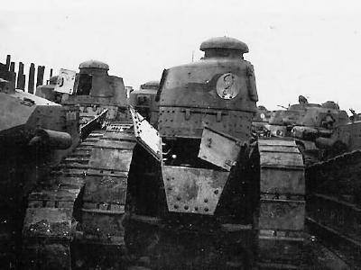 Renault FT 17 light tanks France 1940