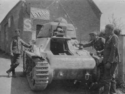 French cavalry tank H35 1940