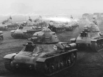 Hotchkiss H-39 tanks in german service, February 1941
