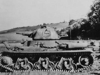 Panzerkampfwagen 38H 735(f) code 115