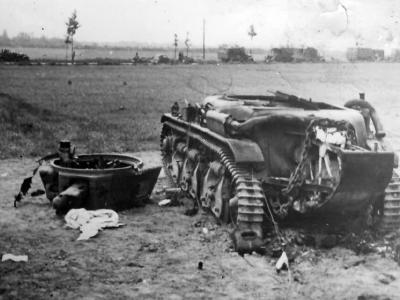 Destroyed Renault R-35