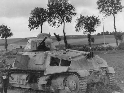Somua S-35 36 World War II tank