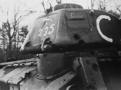 Detail of the turret of D2 tank