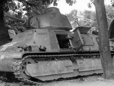 Somua S35 with balkenkreuz
