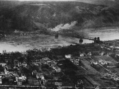 Aerail View Of Remagen Erpel Ludendorff Bridge Alte Strasse 15 March 1945