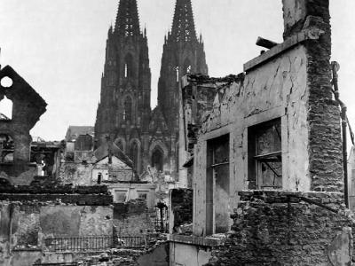 Cathedral Köln (Cologne) 1945