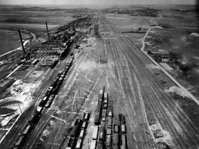 Damaged Cologne – Nippes Marshalling Yards At Köln