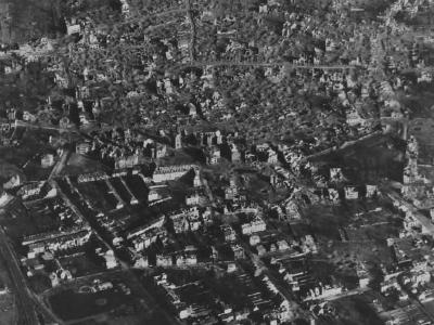 Düren Germany after bombing 1945