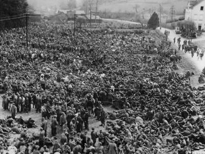 German POW Captured by XVIII Corps in Gummersbach 1945