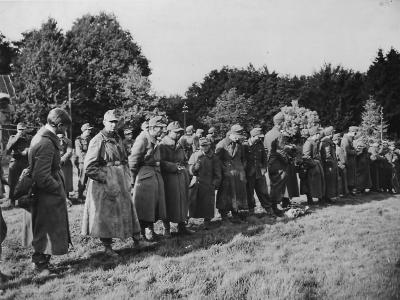 German Soldiers Captured during Battle for Germany Aachen 1944