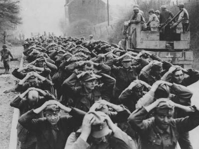 German Soldiers Prisioners Captured by 1st US Army 1945