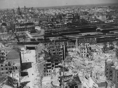 Nurnberg Nürnberg In Ruins Hauptbahnhof 1945