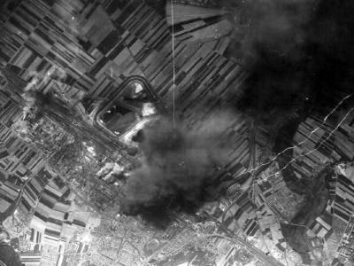 Oil Refinery At Merseberg 12 May 1944