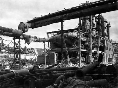 Ruins Of The Main Section Of The Synthetic Rubber Plant Of IG Farbenindustrie At Ludwigshafen
