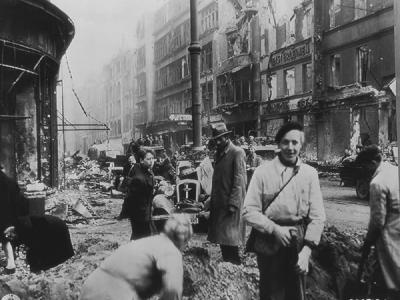 Ruins of Berlin Unter den Linden 1945