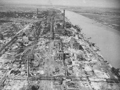 Ruins of Ludwigshafen Oppau IG Farben BASF Chemiewerk 1945