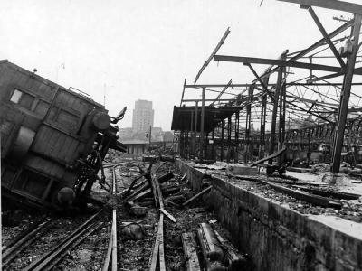 The Gereon marshalling yards Köln (Cologne) 1945