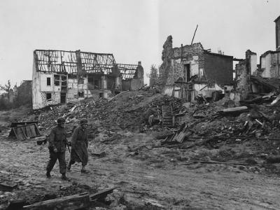 US Army Soldiers In Aachen Forst 18 October 1944