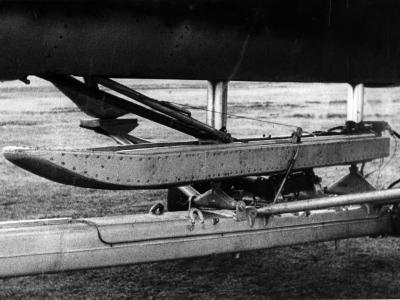 Skid undercarriage of the Ar 234