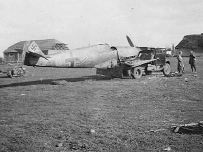 Destroyed Messerschmitt Bf 109