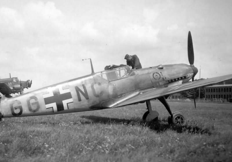 Early Messerschmitt Bf109 coded GG+NC